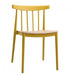 elevenpast Yellow Tokyo Wood Seat Cafe Chair