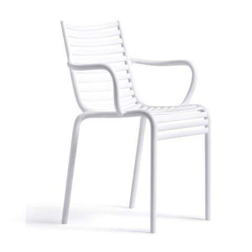 elevenpast White Curva Armchair
