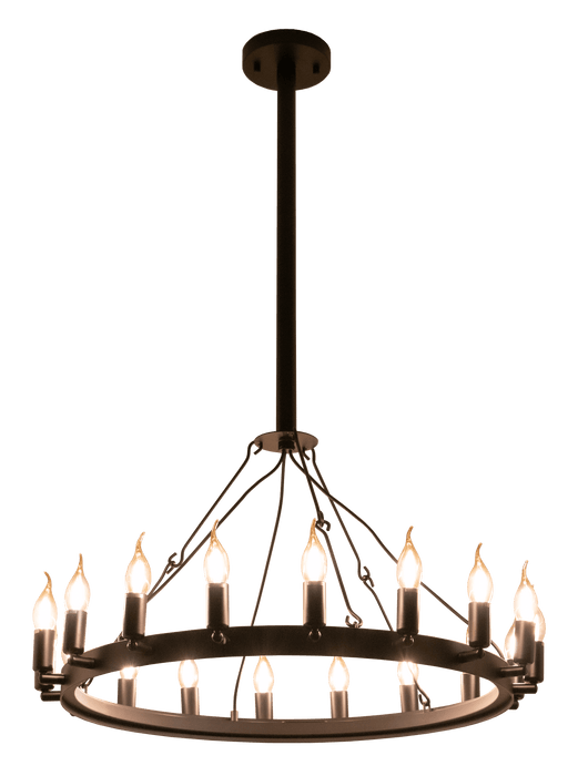 elevenpast Large Barn Round Black Pendant Light WE-KLCH-397-18