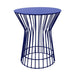 elevenpast Side tables Sapphire Blue Drum Side Table WTAB09