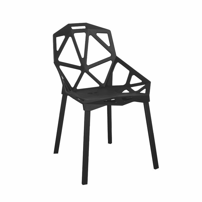 elevenpast Chairs Black Geo Chair
