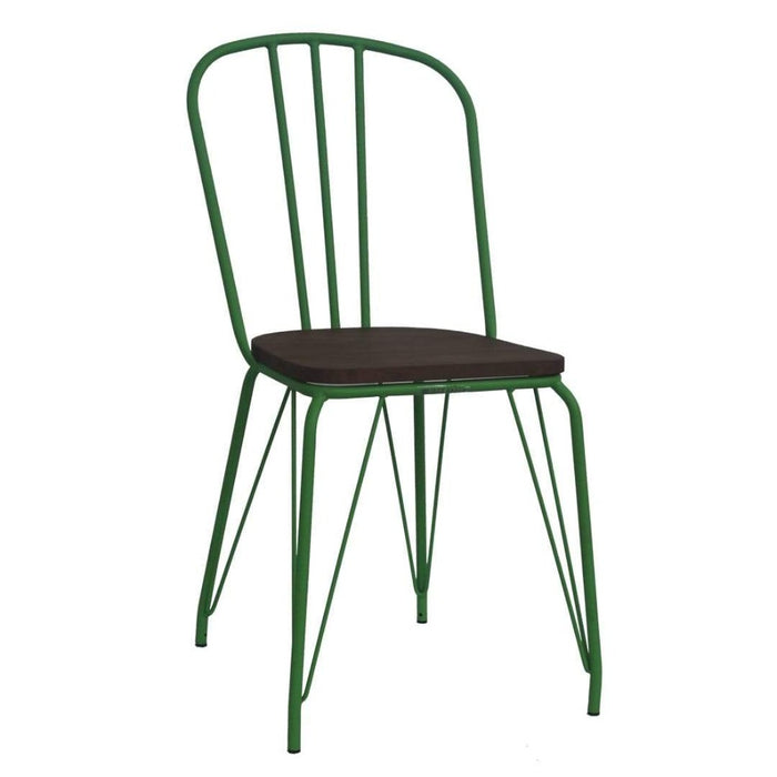 elevenpast Green Hairpin Wood Chair