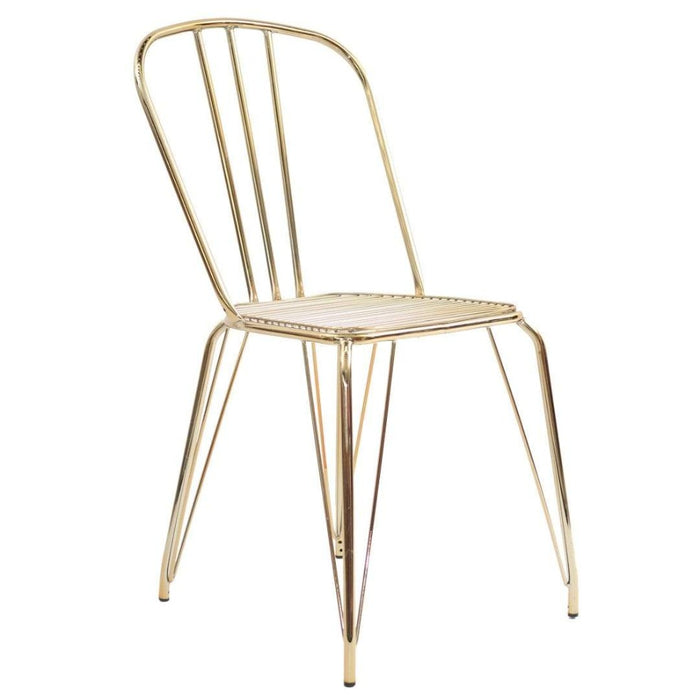 elevenpast Gold Replica Hairpin Cafe Chair