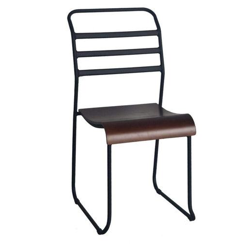 elevenpast Chairs Black Curva Wood Cafe Chair