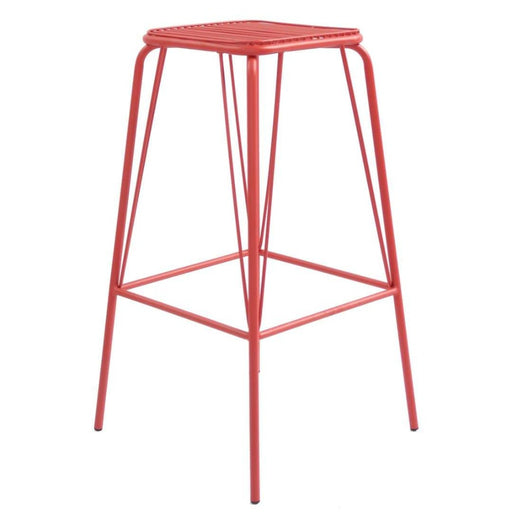 elevenpast Red Replica Wire Barstool